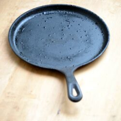 cast iron dosa pan |kannammacooks.com #castiron #seasoning #dosa #nonstick # - 1