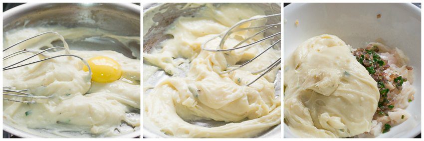 Fish-croquettes-cutlet-recipe-appetizer-julia-child-bechamel-add-yolk |kannammacooks.com #fish #cutlet #croquette #juliachild #recipe #shallow #fry #creamy #appetizer - 16