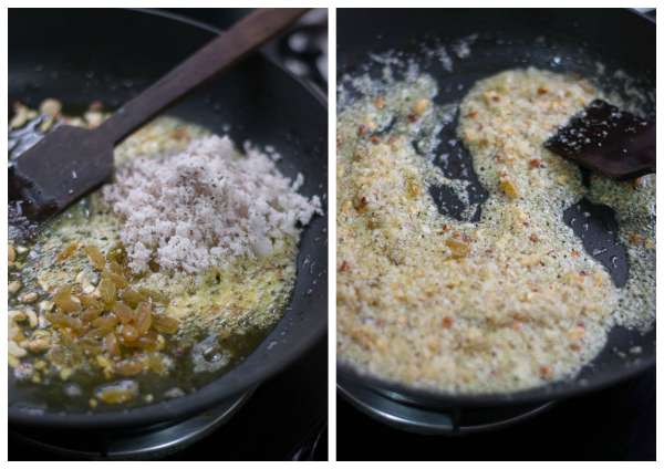 Rava-laddu-recipe-tamil-nadu-style-fry-coconut - 4