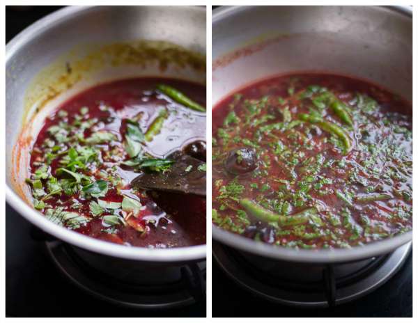 South-indian-beetroot-rasam-boil