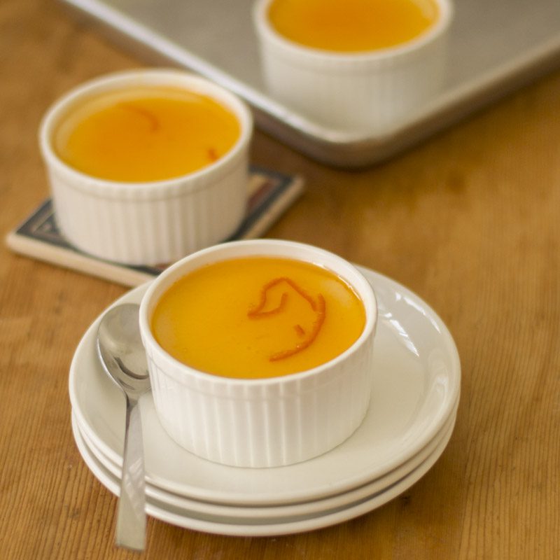 Baked Vanilla Yogurt Recipe, Baked Vanilla Yogurt with Orange Glaze Sauce