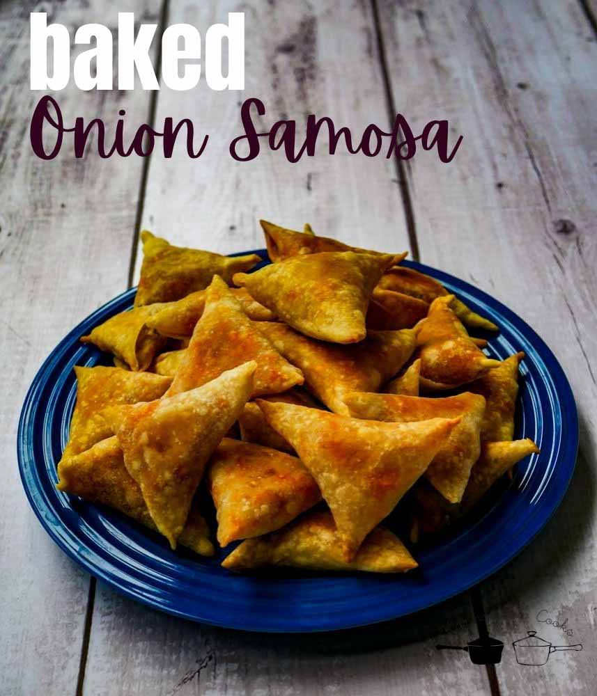 Hema's 3 Samosa Recipes, Onion samosa, Veg samosa