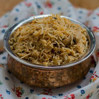 Usha Aunty’s Madras Chicken Biryani (Dum Method)