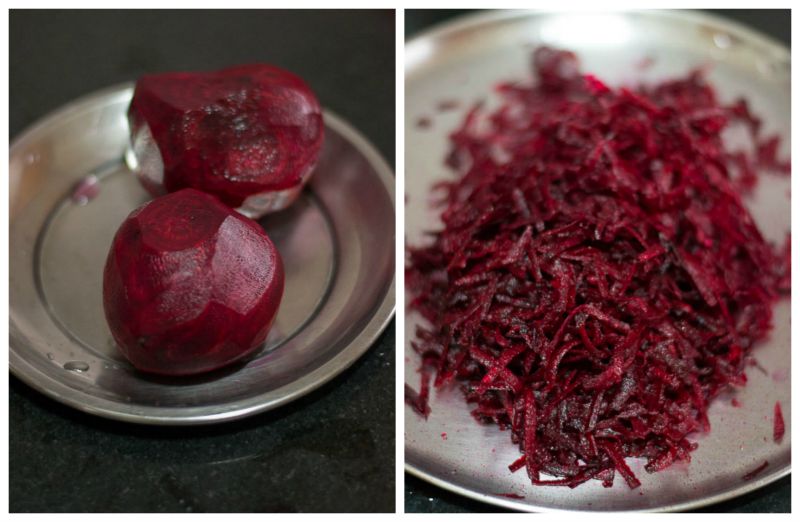 Chettinad-beetroot-kola-urundai-recipe-grated-beetroot