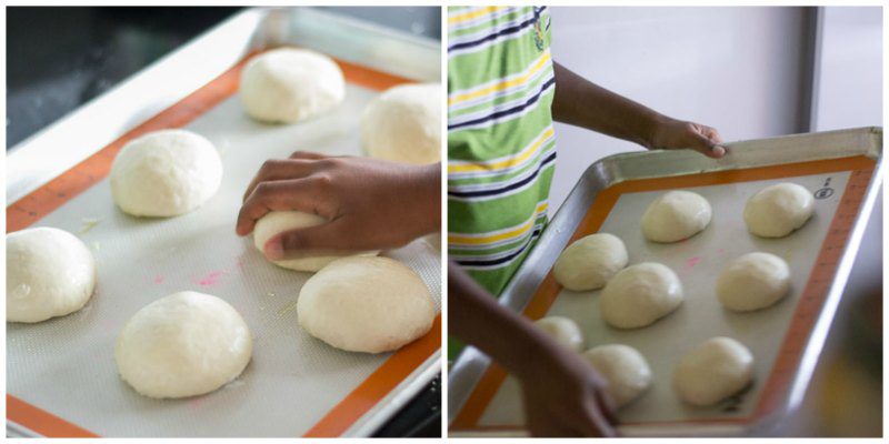 Easy-fast-rise-DIY-mini-pizza-project-for-childrens-party-third-rise |kannammacooks.com #mini #pizza #diy #dough #from #scratch #fun #with #children #pizza #project - 20