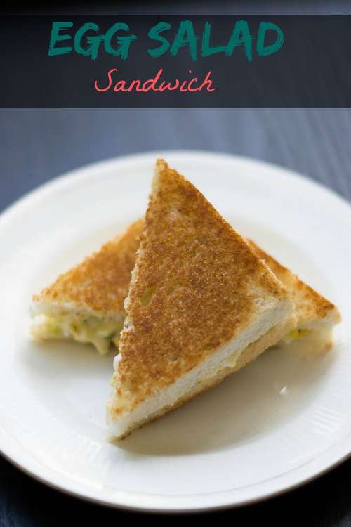 Egg Salad Sandwich made with Eggs, cucumber and Mayo #sandwich #egg #salad #quickbite - 1