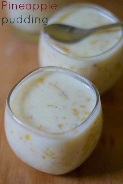 Indian-Kerala-Pineapple-Pudding-Dessert-Recipe-without-Gelatin