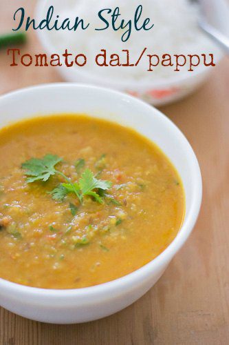Indian-Tomato-pappu-dal-andhra-style-masoor-dal-in-tomatoes-tangy-recipe |kannammacooks.com #andhra #telugu #style #tomato #pappu #ghee #rice #dal #lunch #dal #soup #comfort - 6