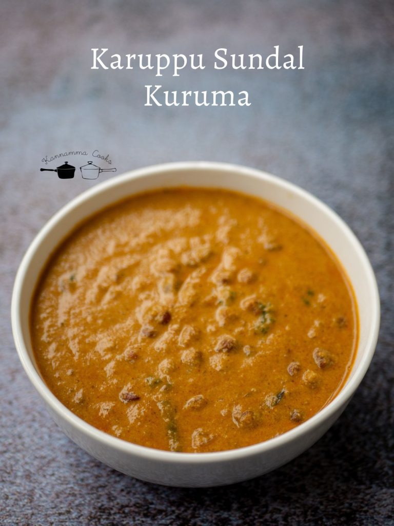 Karuppu Kondakadalai Kuruma Recipe 2