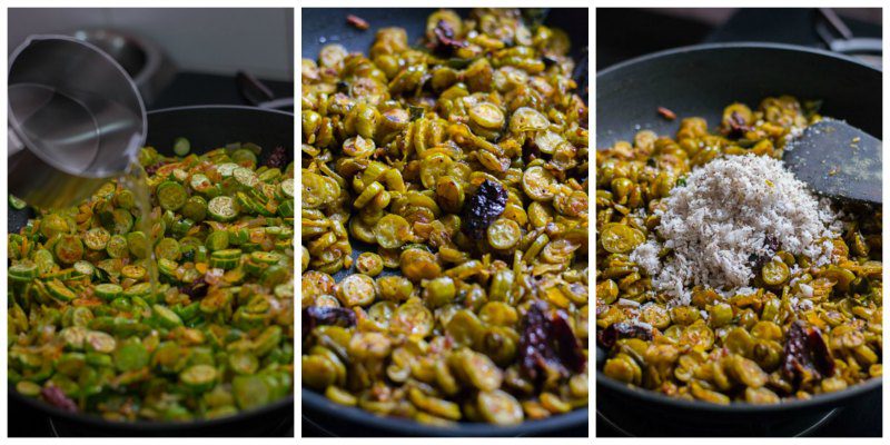 Kovakkai-fry--dondakaya-vepudu-ivy-gourd-poriyal-recipe-coconut - 14