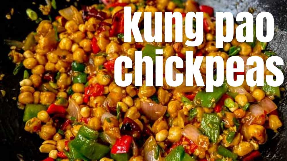 Kungpao chickpeas