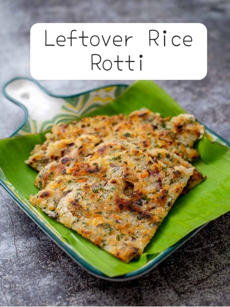 Leftover Rice Rotti Recipe | South Indian Style Cooked Rice Rotti ...