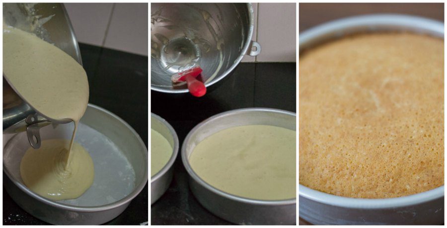 Moist-fluffy-best-simple-vanilla-cake-hot-milk-cake-indian-tea-cake-baked |kannammacooks.com #indian #tea #cake #vanilla #sponge #plain #crumb #yummy