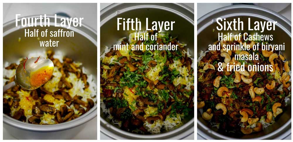Mushroom-Dum-Biryani-recipe-hyderabadi style-21 - 22