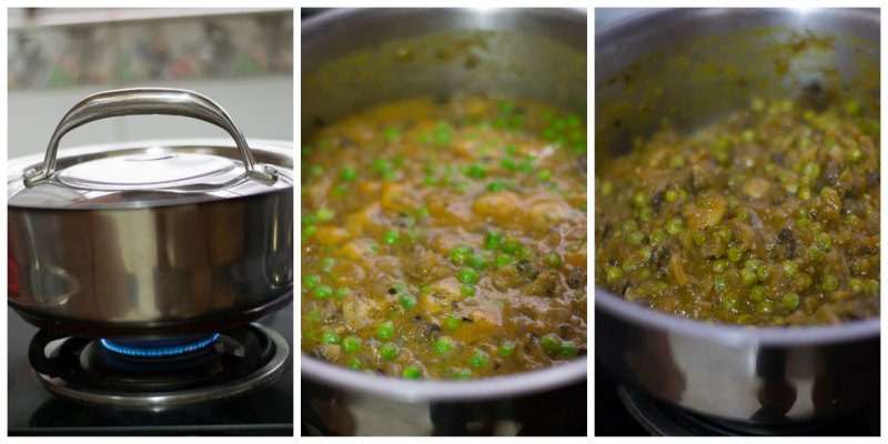 Mushroom-mattar-masala-recipe-dry