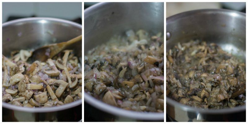 Mushroom-mattar-masala-recipe-saute