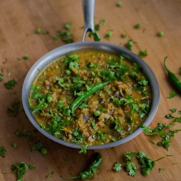 Mushroom-mattar-masala-recipe
