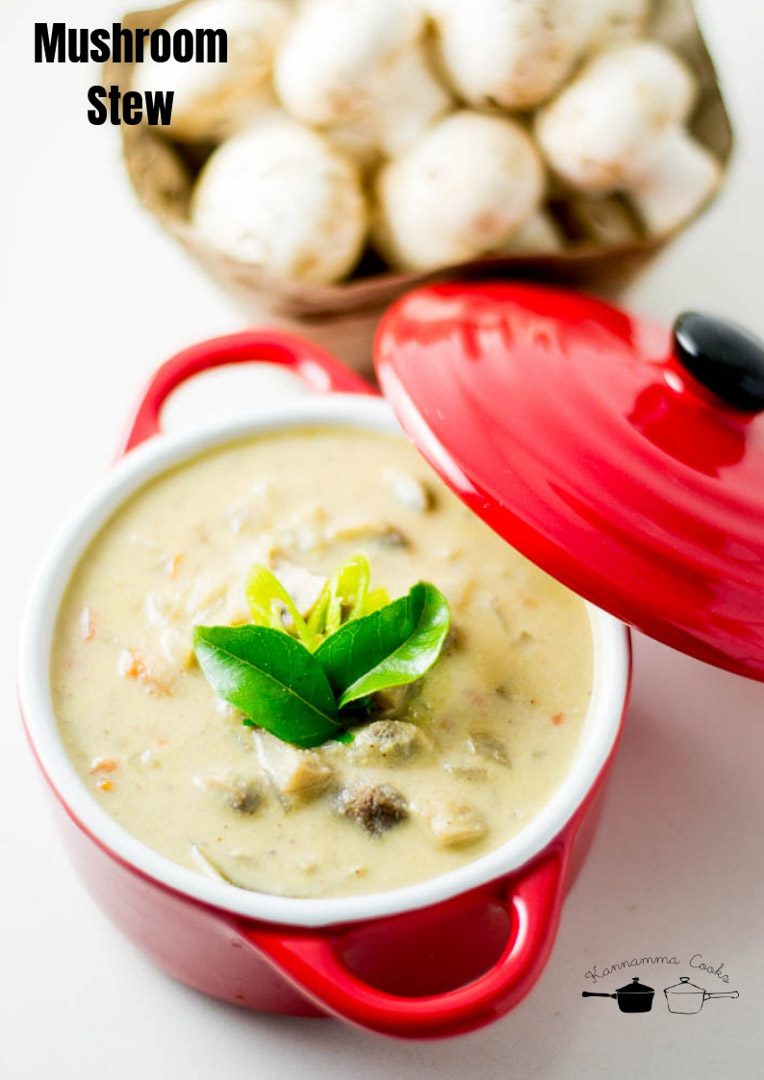 Mushroom Stew Recipe Kannamma Cooks