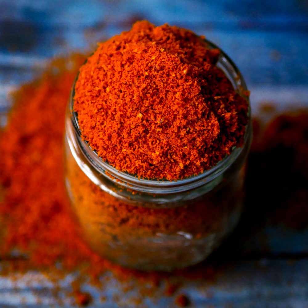 Poondu-podi-garlic-idli-podi-garlic-chutney-powder-recipe-4