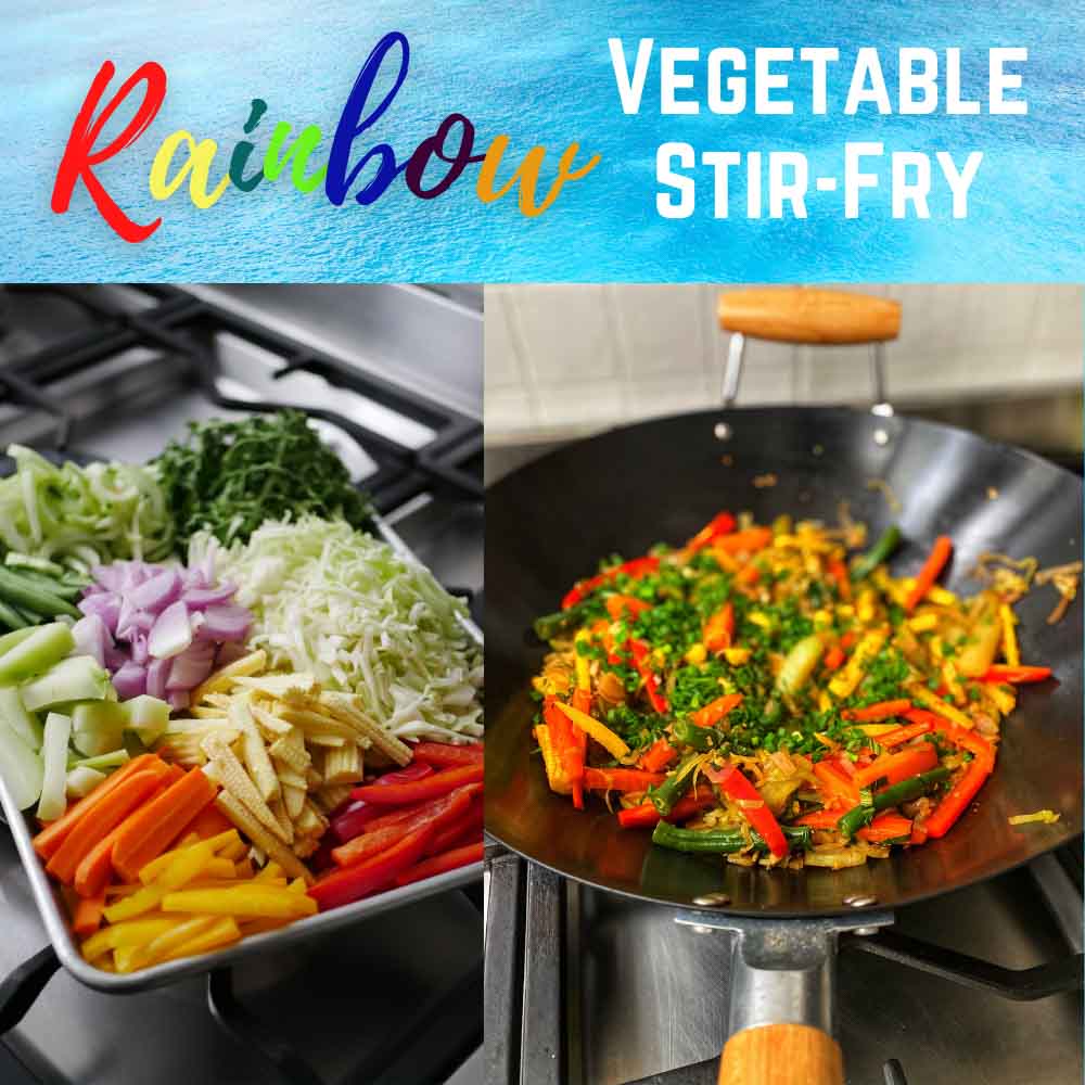 Rainbow Vegetable Stir Fry