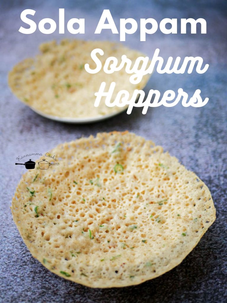 Sola Appam Sorghum Hoppers