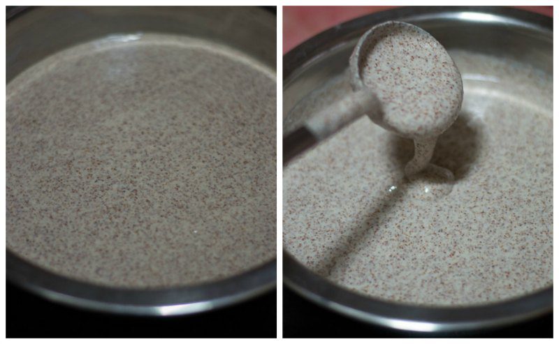 South-Indian-Fermented-Ragi-Dosa-batter-Recipe-after-eight-hours - 6