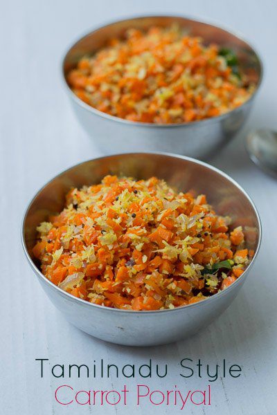 South-indian-style-tamil-carrot-poriyal-with-coconut