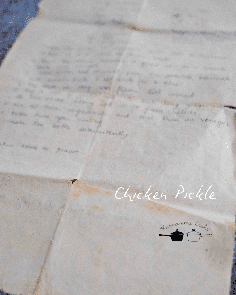 Spicy South Indian Chicken Pickle With Vinegar-recipe-card