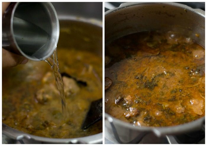 Tamil-style-mutton-biryani-add-water - 19