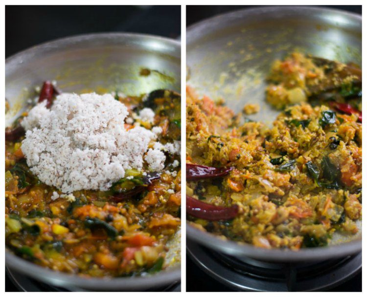 Tamilnadu-Murungakkai-puli-kuzhambu-coconut