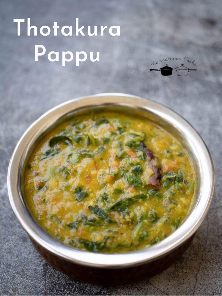Thotakura Pappu Recipe | Green Amaranthus Dal | Everyday South ...