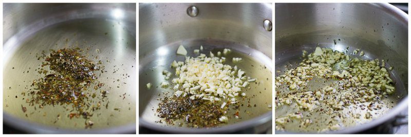 Vegan-Pasta-Verdure-In-Cauliflower-Cream-Sauce-Recipe-tempering - 3