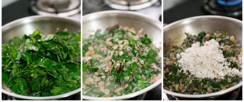 Vegan-south-indian-murungai-keerai-drumstick-leaves-poriyal-moringa-recipe-wilted-greens |kannammacooks.com #murungai #moringa #stir-fry #iron #minerals #vitamin # rich #south #indian - 14