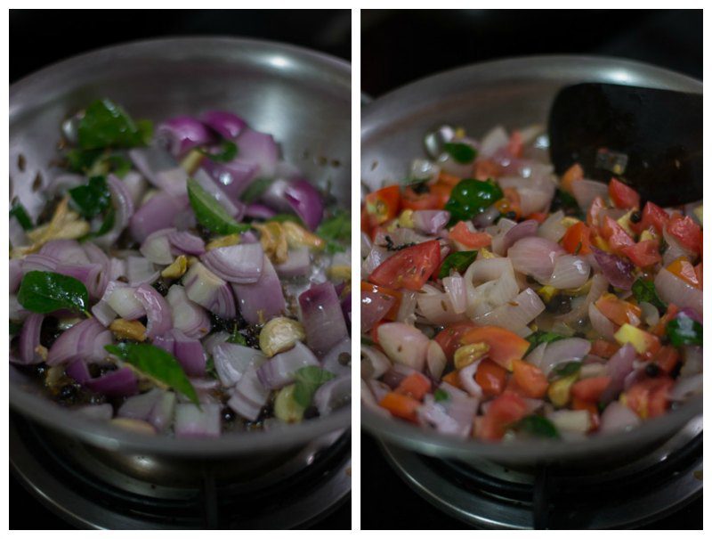 chettinad-poondu-kuzhambu-recipe-onion-tomato - 5