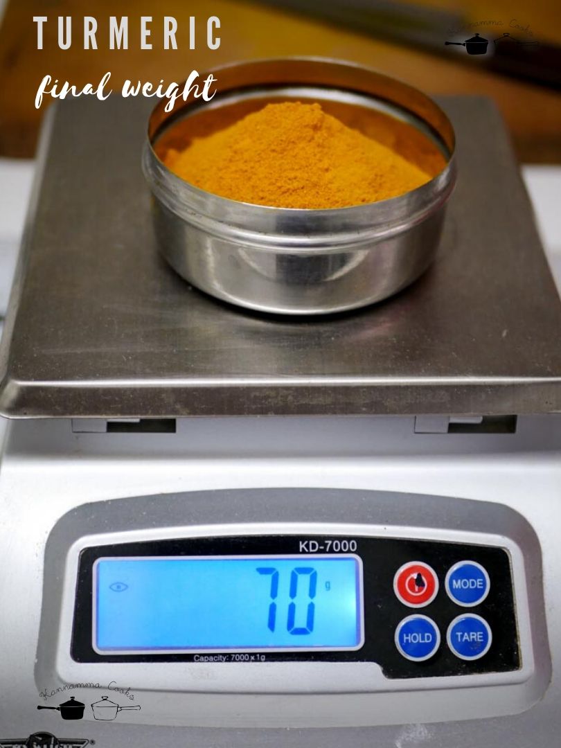 How to make turmeric powder at home from scratch – Kannamma Cooks
