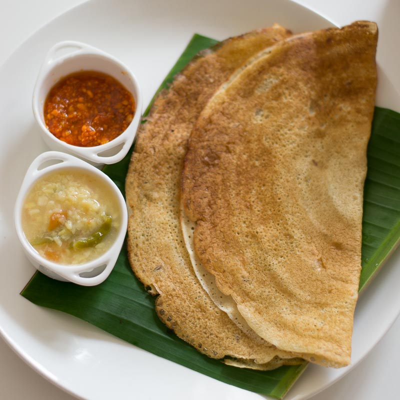 Different varieties of quick and easy dosa for Breakfast