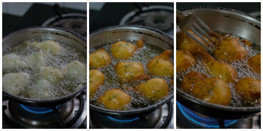 mangalore-bonda-maida-bonda-flour-bajji-goli-baje-recipe-preparation-oil-fry |kannammacooks.com #hush #puppies #south #indian #mangalore #bonda #bajji #tea #time #snack #deep #fried #yummy #fritters - 8