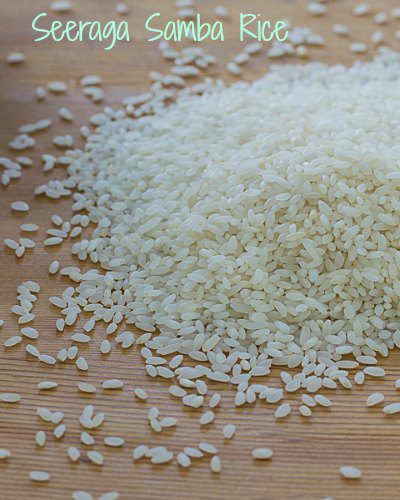 manju-aunties-thenga-paal-saadam-coconut-milk-rice-kuska-recipe-seeraga-samba-tamilnadu |kannammacooks.com #kuska #coconut #milk #gluten #free #vegan #pilaf #seeraga #samba #rice