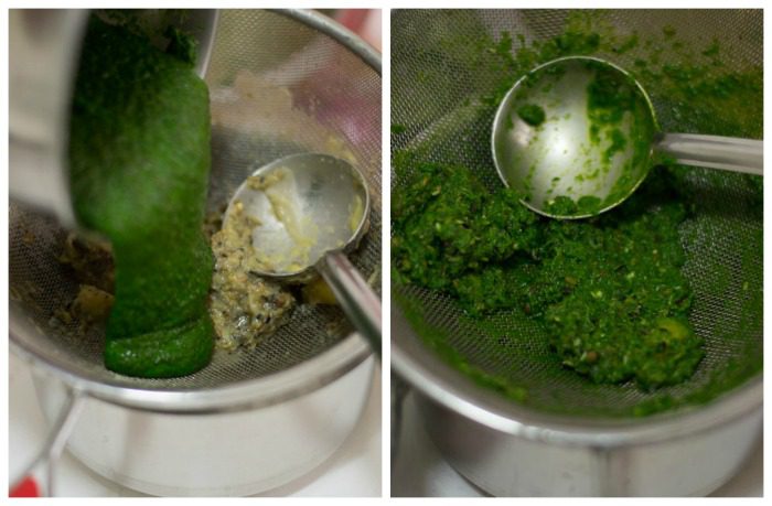 murungai-keerai-soup-recipe-strain-paste - 8