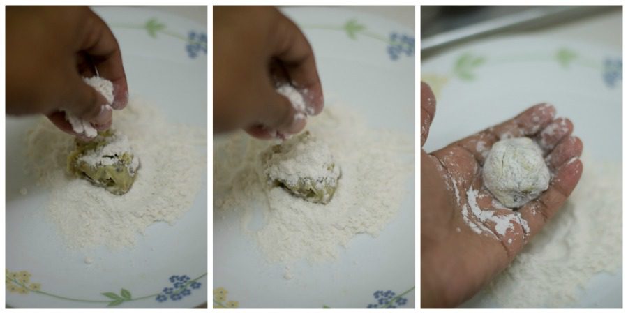mushroom-croquettes-flour