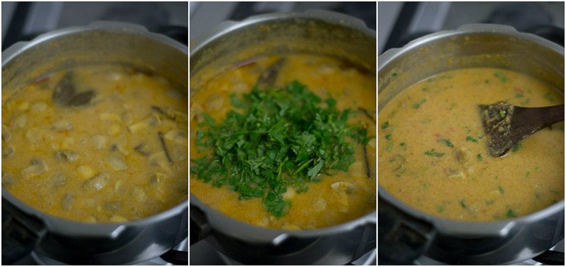 mushroom-salna-recipe-kaalan-salna-parota-chapati-side-dish-8