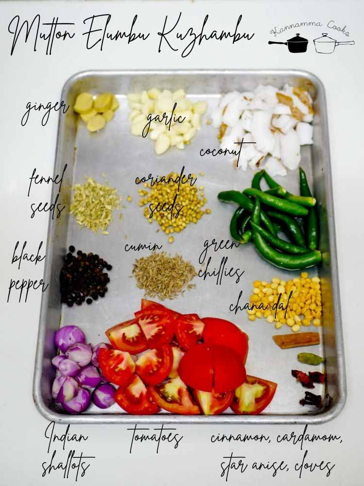 mutton elumbu kuzhambu - 2