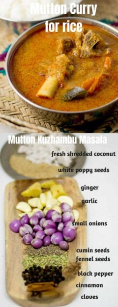 Curry For Rice Mutton Kuzhambu for Rice, Mutton Curry for Rice – Kannamma Cooks