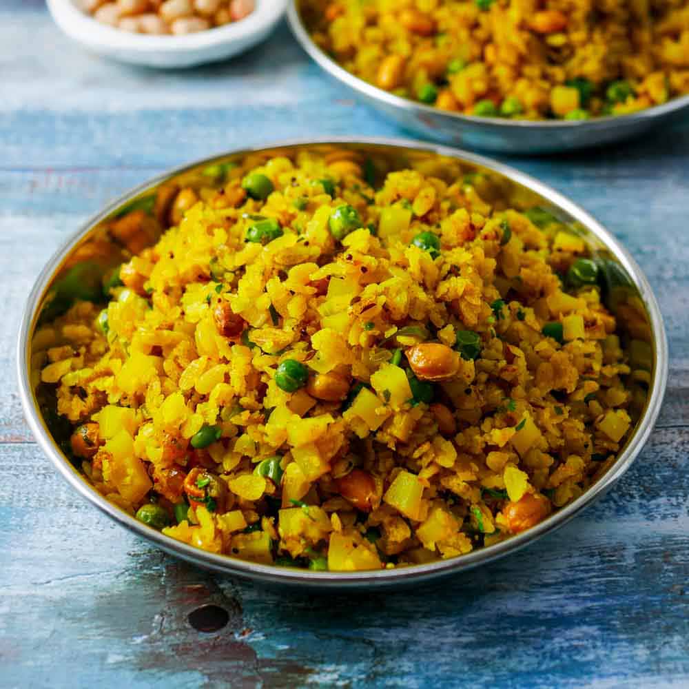 Fried Rice Poha Red Rice Poha Recipe – Kannamma Cooks