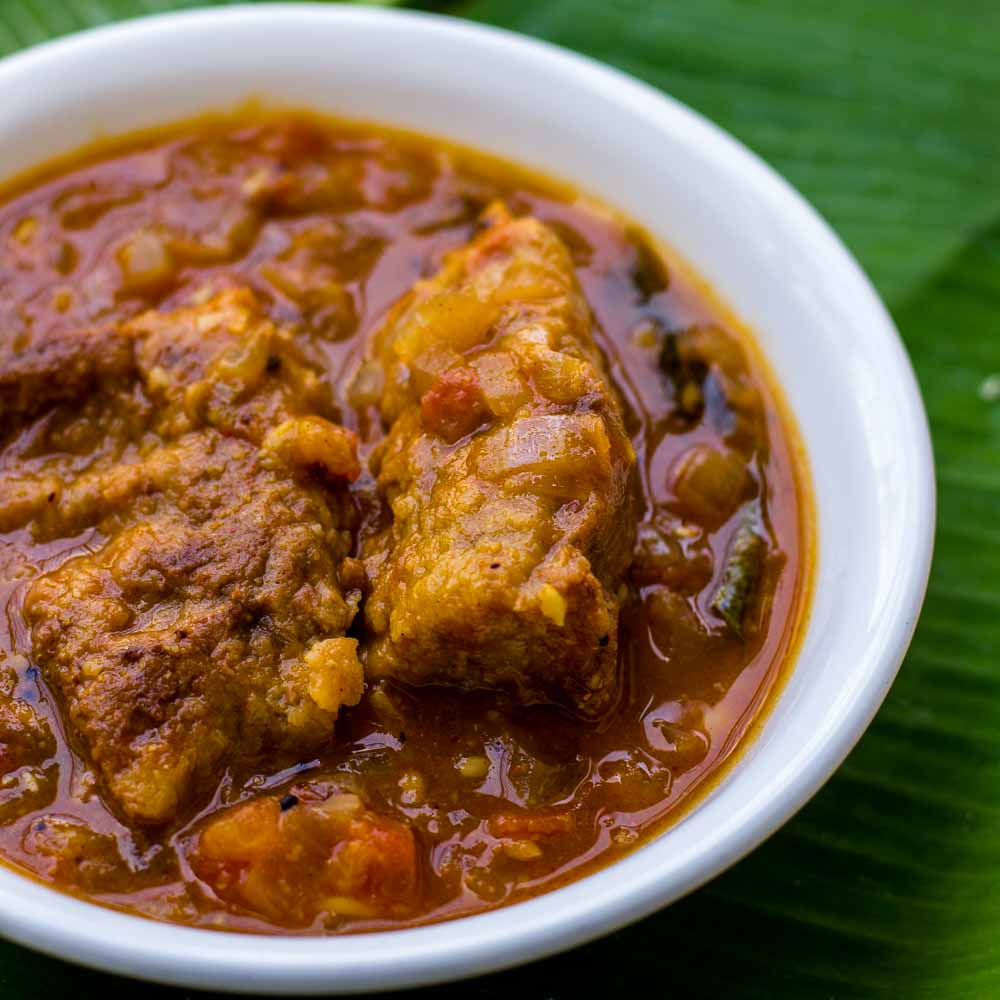 Saiva Meen Kuzhambu – Vegetarian Fish Curry