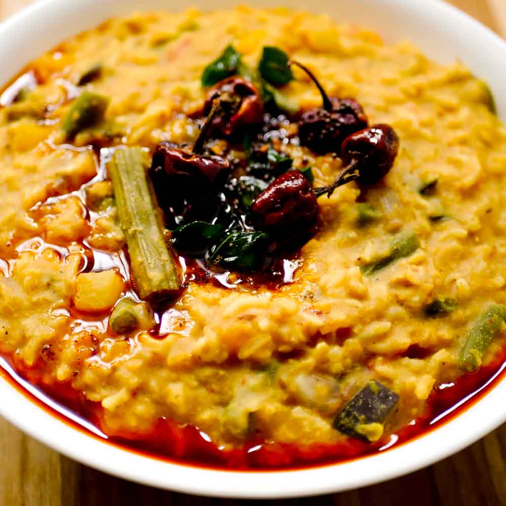 Sambar Sadam made with Brown Rice – Instant Pot Recipe