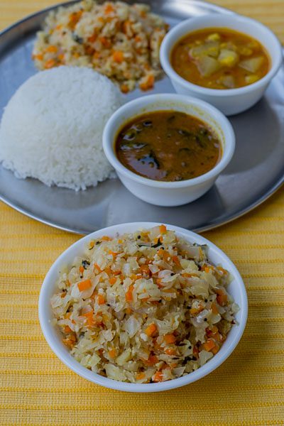 south-indian-tamilnadu-carrot-cabbage-poriyal-thoran-recipe