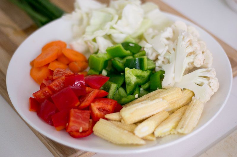 Thai style stir fry vegetables – Kannamma Cooks