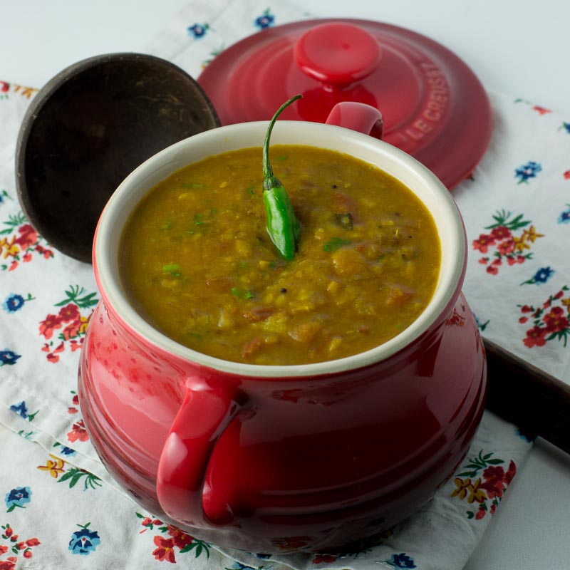 Tomato Pappu with Garlic recipe