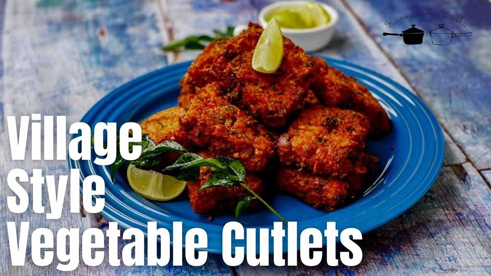 Village Style Vegetable Cutlets Kannamma Cooks
